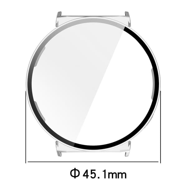 Bizon-kotelo + lasikello Huawei Watch GT 5:lle 41 mm, satiininhopea
