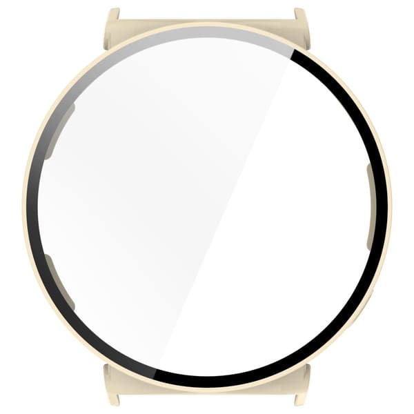 Bizon-fodral+glasklocka för Huawei Watch GT 5 41mm, beige