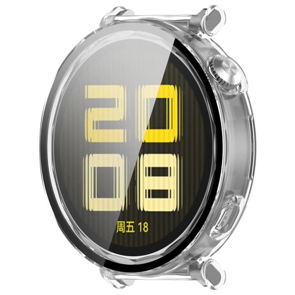 Bizon-kotelo+lasikello Huawei Watch GT 5 41mm:lle, läpinäkyvä