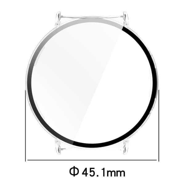 Bizon-kotelo+lasikello Huawei Watch GT 5 41mm:lle, läpinäkyvä