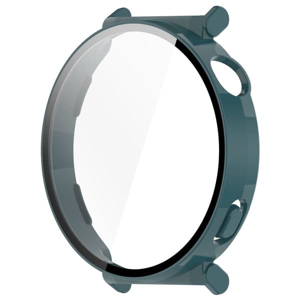 Bizon-fodral + glasklocka för Huawei Watch GT 5 41mm, grön
