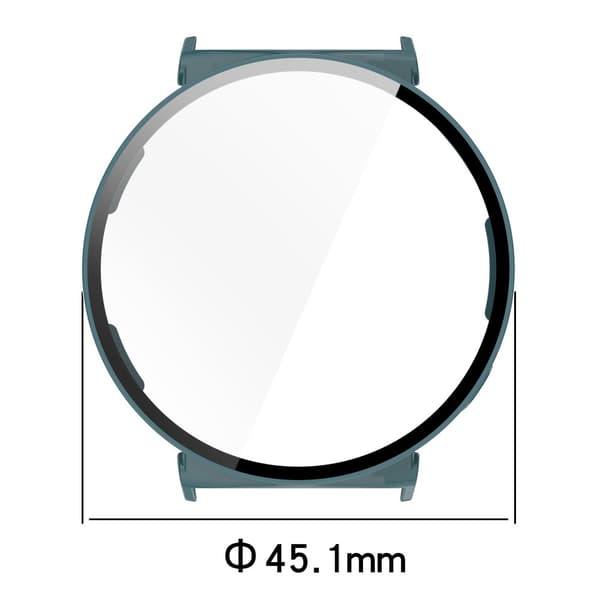 Bizon-fodral + glasklocka för Huawei Watch GT 5 41mm, grön