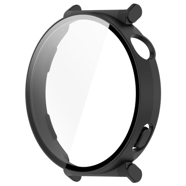 Bizon-fodral + glasklocka för Huawei Watch GT 5 41mm, mattsvart