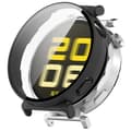 Miniatyrbild 4 av 8: Bizon-fodral + glasklocka för Huawei Watch GT 5 41mm, mattsvart