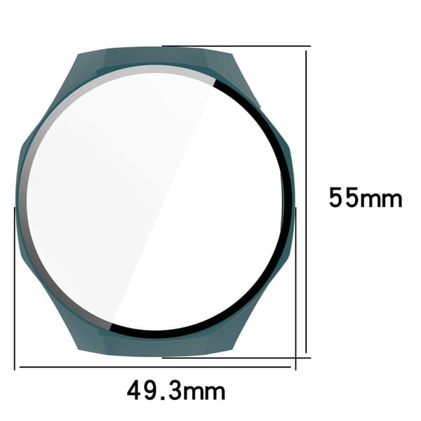 Bizon Urkasse + Glas til Huawei Watch GT5 Pro 46mm Grøn