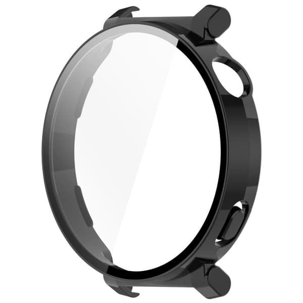 Bizon-kotelo + lasikello Huawei Watch GT 5 Pro 42 mm:lle, musta