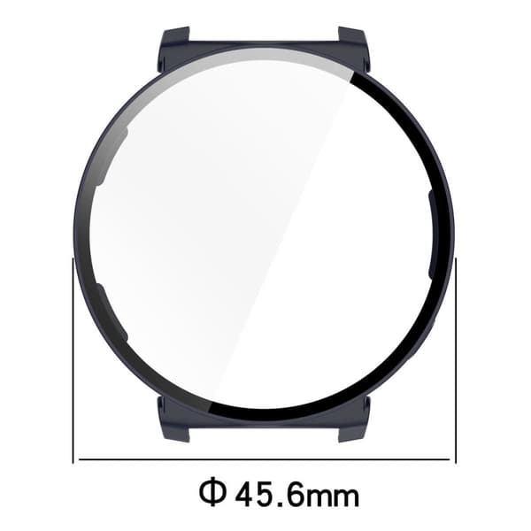 Bizon-fodral+glasklocka för Huawei Watch GT 5 Pro 42mm blå