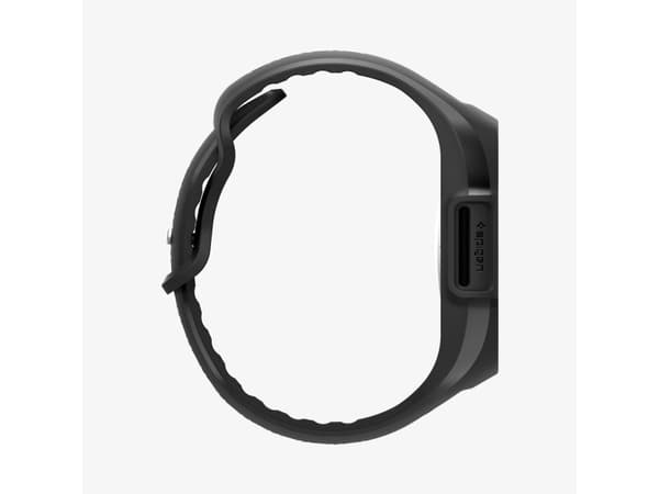 Spigen Liquid Air Pro, Etui + bånd, SmartWatch, Sort, Apple, Apple Watch 10 (46mm), Silikone