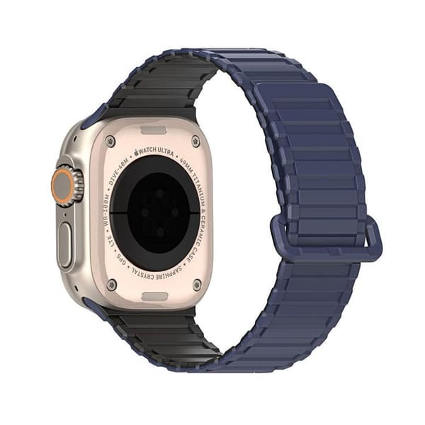 Dux Ducis Apple Watch 44/45/46/49mm Armband KJ Nylon - Blå