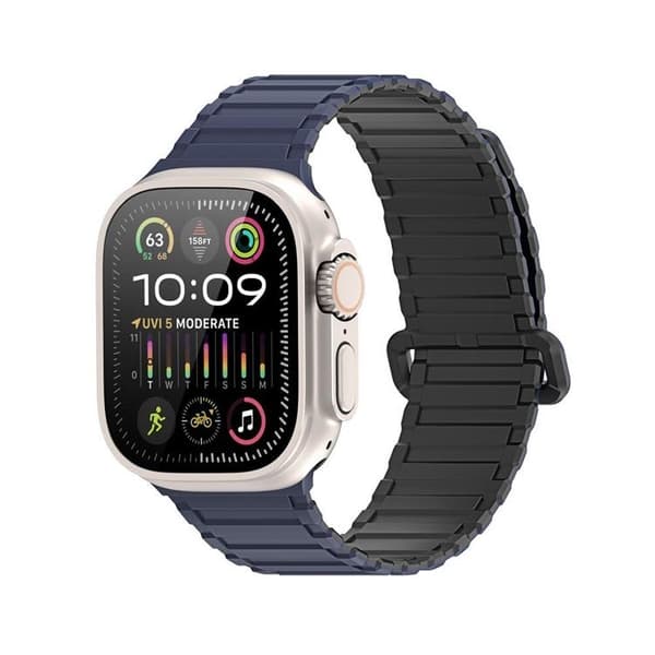 Dux Ducis Apple Watch 44/45/46/49mm Armband KJ Nylon - Blå