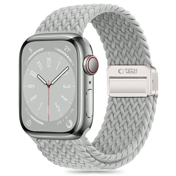 Tech-Protect Apple Watch (44/45/46/49mm) Armband Nylon - Stone