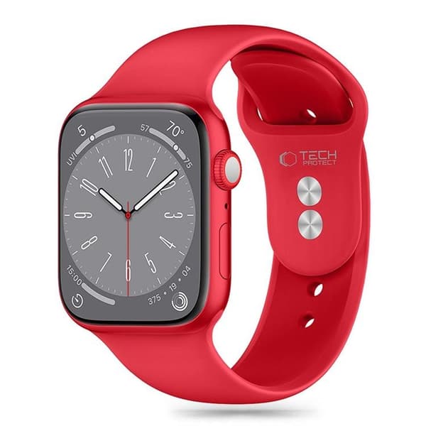 Tech-Protect Apple Watch 7/8/9/10/SE/Ultra 1/2(44/45/46/49mm) Silikon
