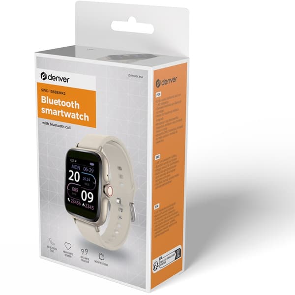 Denver Smartwatch Heart Sensor - Beige