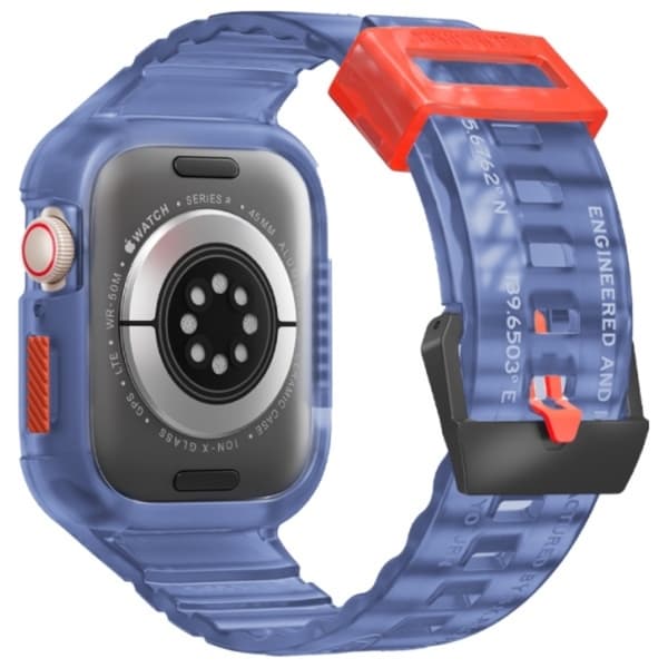 Skinarma Apple Watch (44/45mm) Armband Saido - Mörkblå