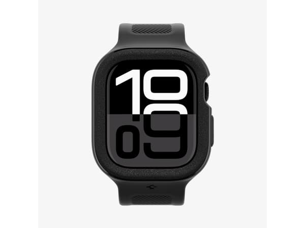Spigen Vault Pro, Etui + bånd, SmartWatch, Sort, Apple, Apple Watch 10 (46mm), Rustfrit stål, Termoplastisk polyurethan (TPU)