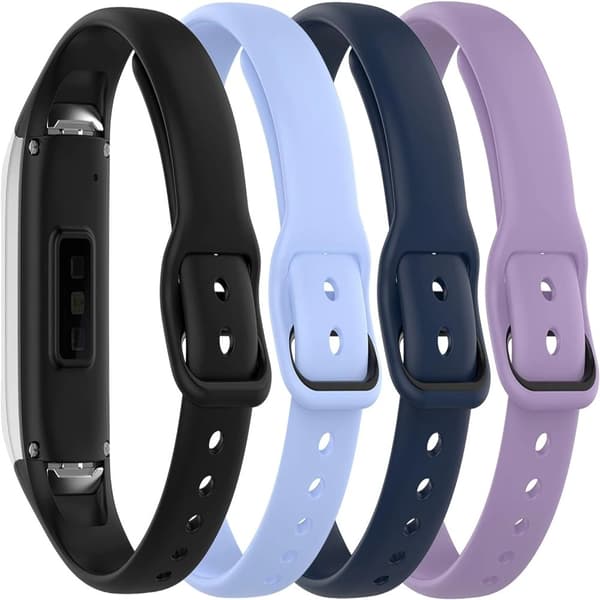 Silikooninauhat Fit Smartwatch SM-R370:lle, hikeä kestävä, kevyt muotoilu,sininen Tummansininen Purppura