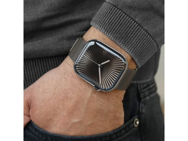 Vonmählen Milanese Loop 2, Klokkereim, Apple, Watch, Rustfritt stål, 42/44/45/49 mm