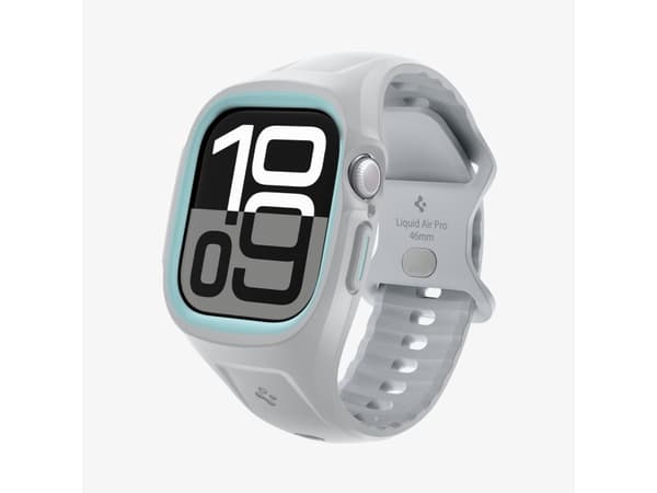 Spigen Liquid Air Pro - Pasek z obudową do Apple Watch 10 46 mm (Grey)