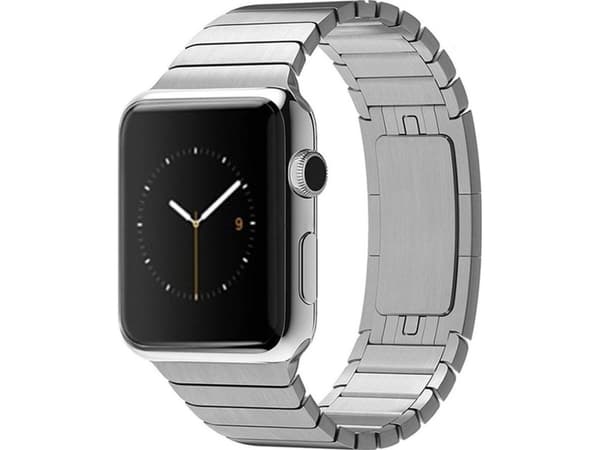 Apple 1/2/3/4/5 älykellon metallihihna, hopea, 42/44mm