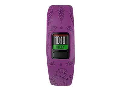 Garmin vívofit jr 2 - Disney Frozen 2 Anna - aktivitetspårare med band - silikon - handledsstorlek: 130-175 mm - Bluetooth - 17.5 g