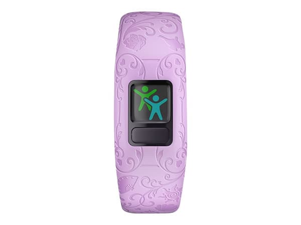 Garmin vívofit jr 2 - Disney Princess - aktivitetssporer med bånd - silikon - purpur - håndleddstørrelse: 130-175 mm - Bluetooth - 24.1 g