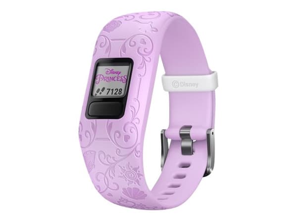 Garmin vívofit jr 2 - Disney Princess - aktivitetssporer med bånd - silikon - purpur - håndleddstørrelse: 130-175 mm - Bluetooth - 24.1 g