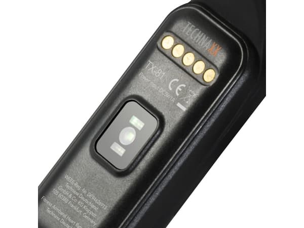 Technaxx TX-81, Aktivitetssporer for håndledd, 2,69 cm (1.06"), TFT, 100 mAh, Vanntett, IP65