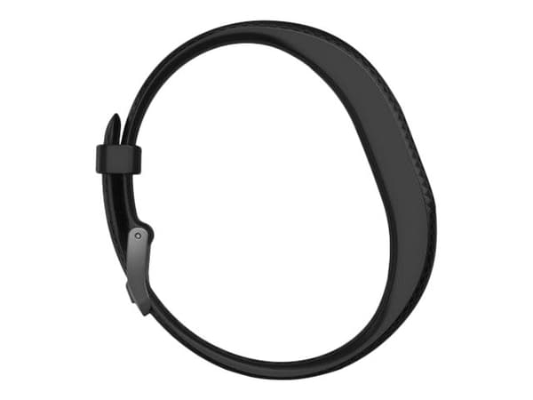 Garmin vívofit 4 - Aktivitetssporer med bånd - TPU-silikon - svart - båndbredde: S/M - åttefargers - Bluetooth, ANT+/ANT - 25 g