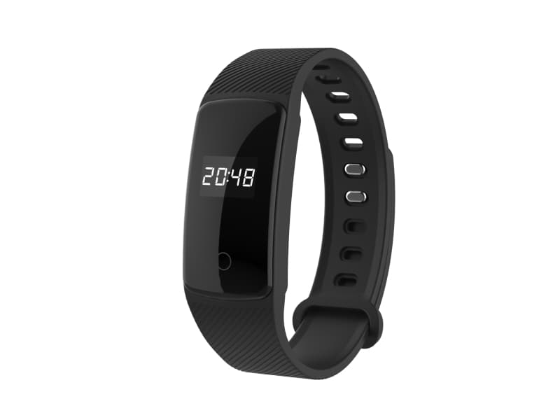 Denver Activity Wristband med pulsmätare och OLED-display, aktivitetsmätare för handleden, 1,07 cm (0,42"), OLED, 55 mAh, svart