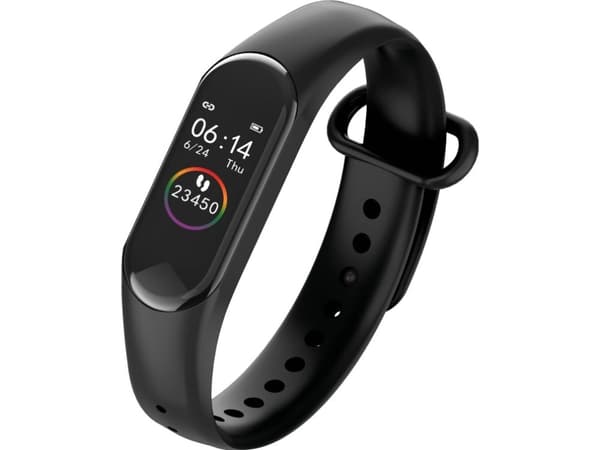 MaxCom FW20, Aktiivisuuden seurantaranneke, 2,44 cm (0.96"), TFT, 230 mAh, IP67, Musta