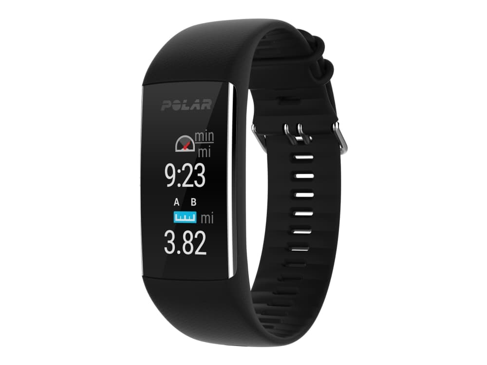Polar A370 - Aktivitetssporer med bånd - silikon - svart - band size: S - Bluetooth - 31.7 g