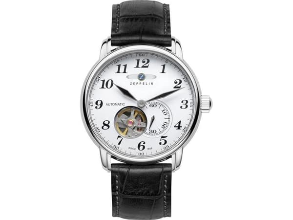 Zeppelin herreklokke LZ127 7666-1 Automatik hvit