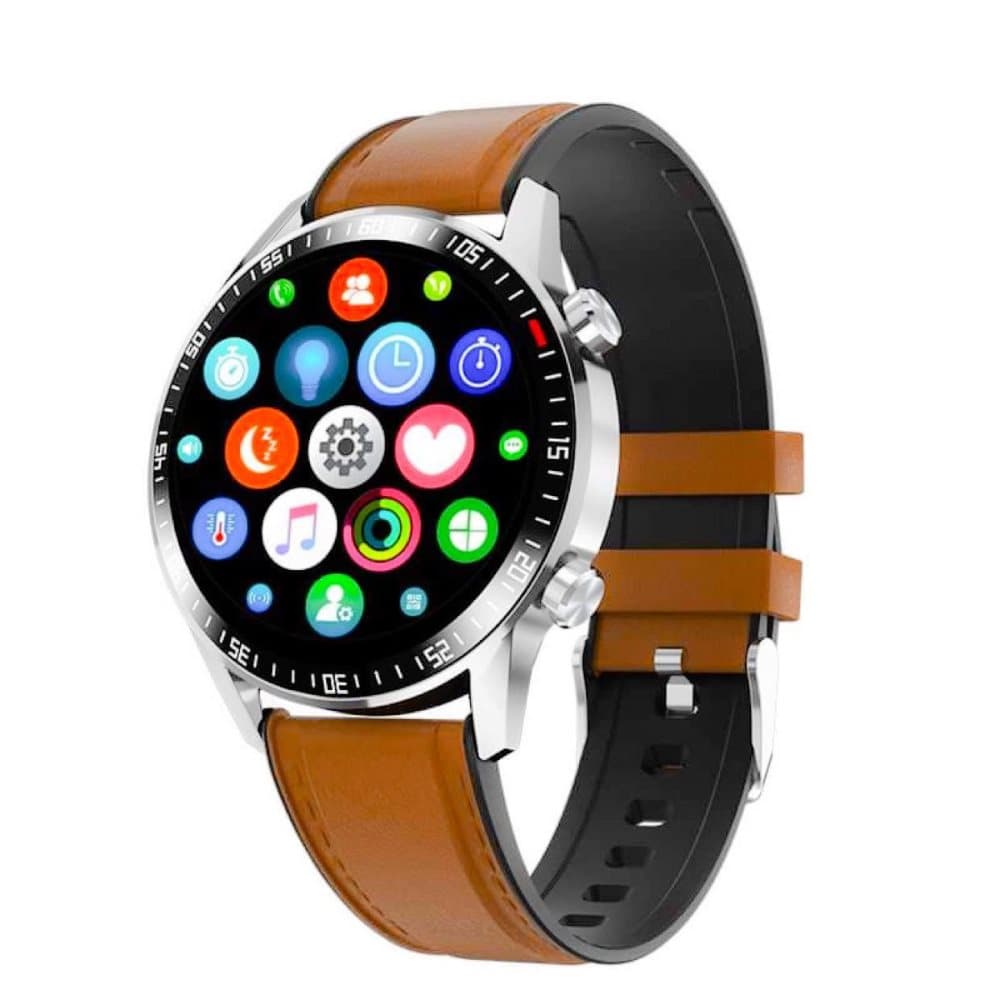 Quota Sharp Smartwatch - Brun Läder