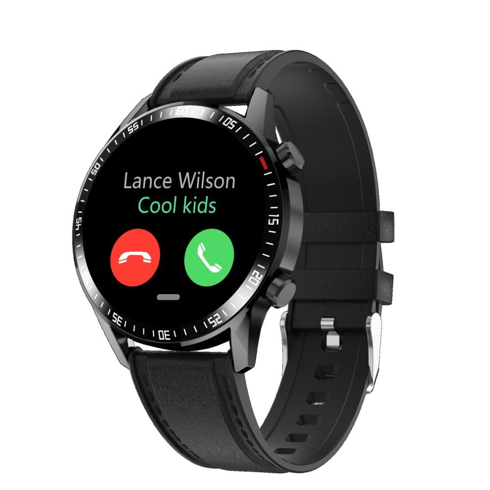 Quota Sharp Smartwatch - Svart Läder