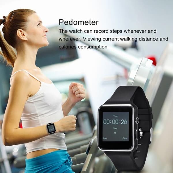 X6 Smartwatch med Kamera - Vit