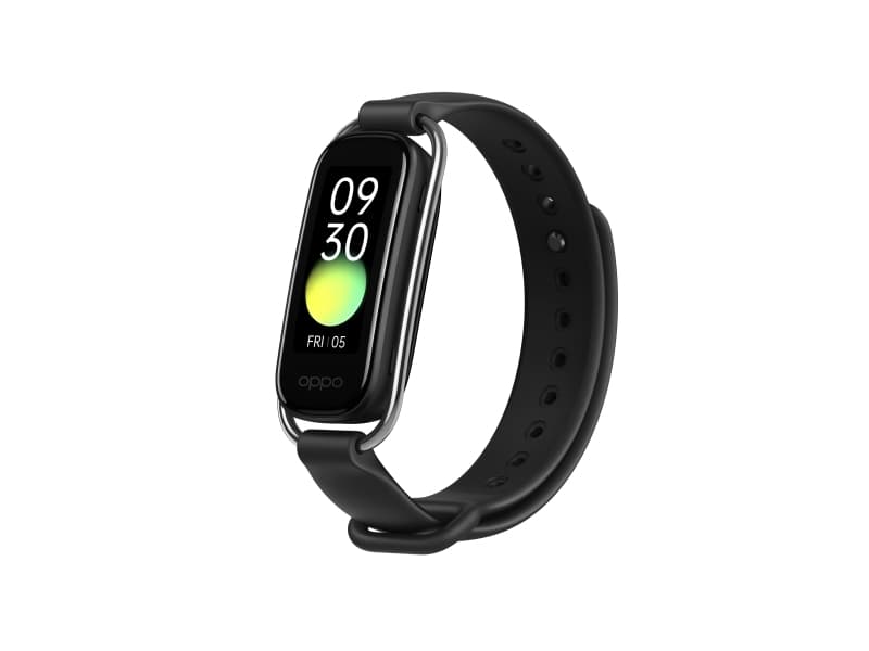 OPPO Band Sport Black, Armband med aktivitetsspårare, 2,79 cm (1.1"), AMOLED, 100 mAh, Vattentät, Svart