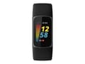 Miniatyrbild 3 av 5: Fitbit Charge 5 - Grafit rostfritt stål - aktivitetspårare med evighetsband - silikon - svart - handledsstorlek: 130-210 mm - display 1.04" - Bluetoo