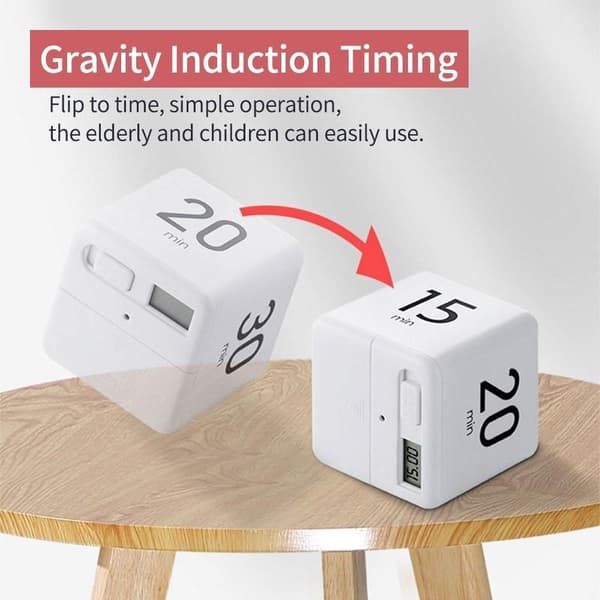 Timer Digital Display Timer Countdown Alarm 15-20-30-60 Minutes