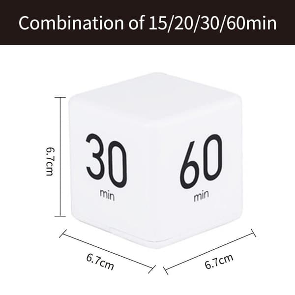Timer Digital Display Timer Countdown Alarm 15-20-30-60 Minutes