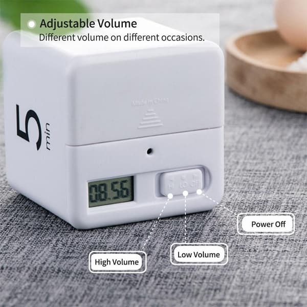 Timer Digital Display Timer Countdown Alarm 15-20-30-60 Minutes