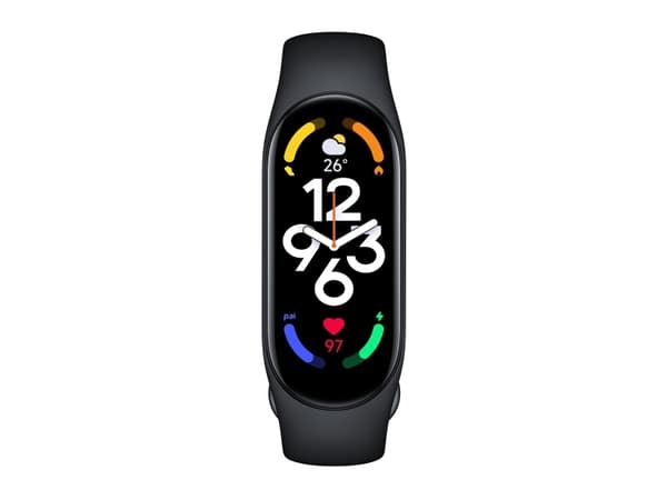 Xiaomi Mi Band 7 - Aktivitetspårare med rem - TPU - svart - handledsstorlek: 160-224 mm - display 1.62" - Bluetooth - 13.5 g