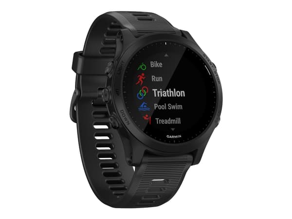Garmin Forerunner 955 - GPS/GLONASS/Galileo-ur - cykel, løbende, svømning 1.2" - båndstørrelse: 130-220 mm