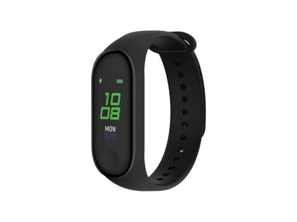 Forever SB50BK, Armband med aktivitetsspårare, 2,44 cm (0.96"), 90 mAh, IP65