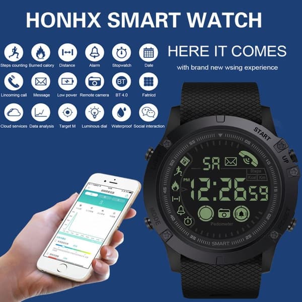 Smartklocka Activity Tracker Vattentät för Apple/Android - Grön