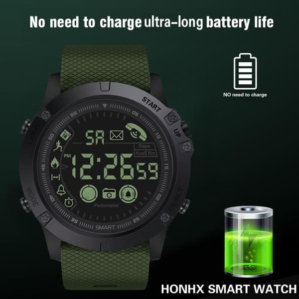 Smartklocka Activity Tracker Vattentät för Apple/Android - Grön