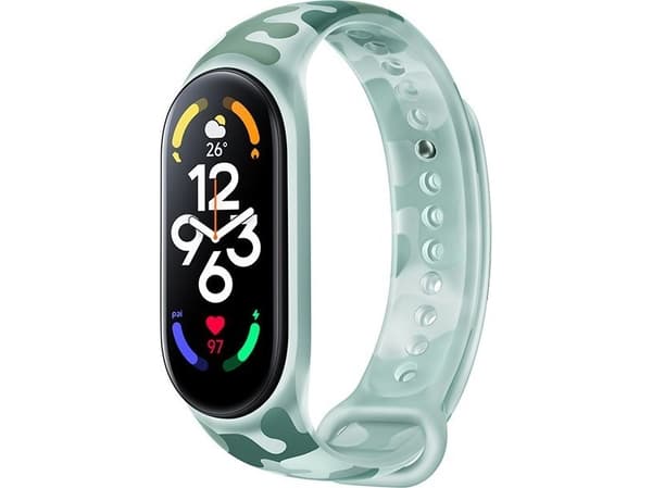 Xiaomi - Handledsrem för aktivitetsspårare - 160 - 224 mm - khakigrön - för Xiaomi Smart Band 7; Xiaomi Mi Band 7, Smart Band 7