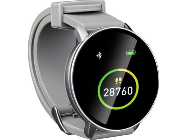 Umbro smartwatch armbandsklocka övervakningsklocka silver rund Umbro