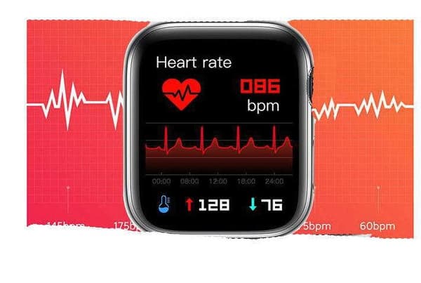 Vit Smartklocka, Bluetooth, Android / iOS, Pekskärm, bluetooth, aktivitetsarmband