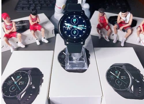 Elegant smartklocka, magnetladdning, samtal, meddelanden, android, iOS, pulsmätare, steg, sömn