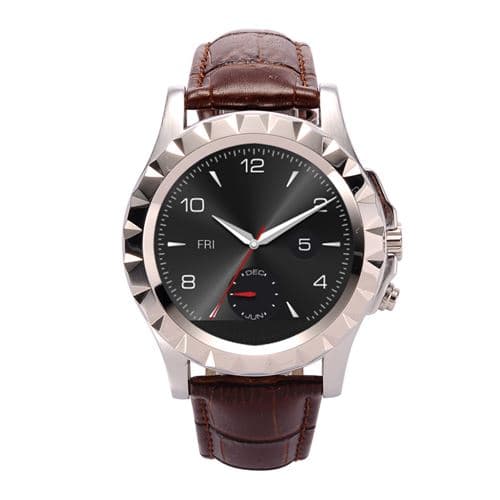 Elegant Smartwatch med pulsmätare, touchscreen
